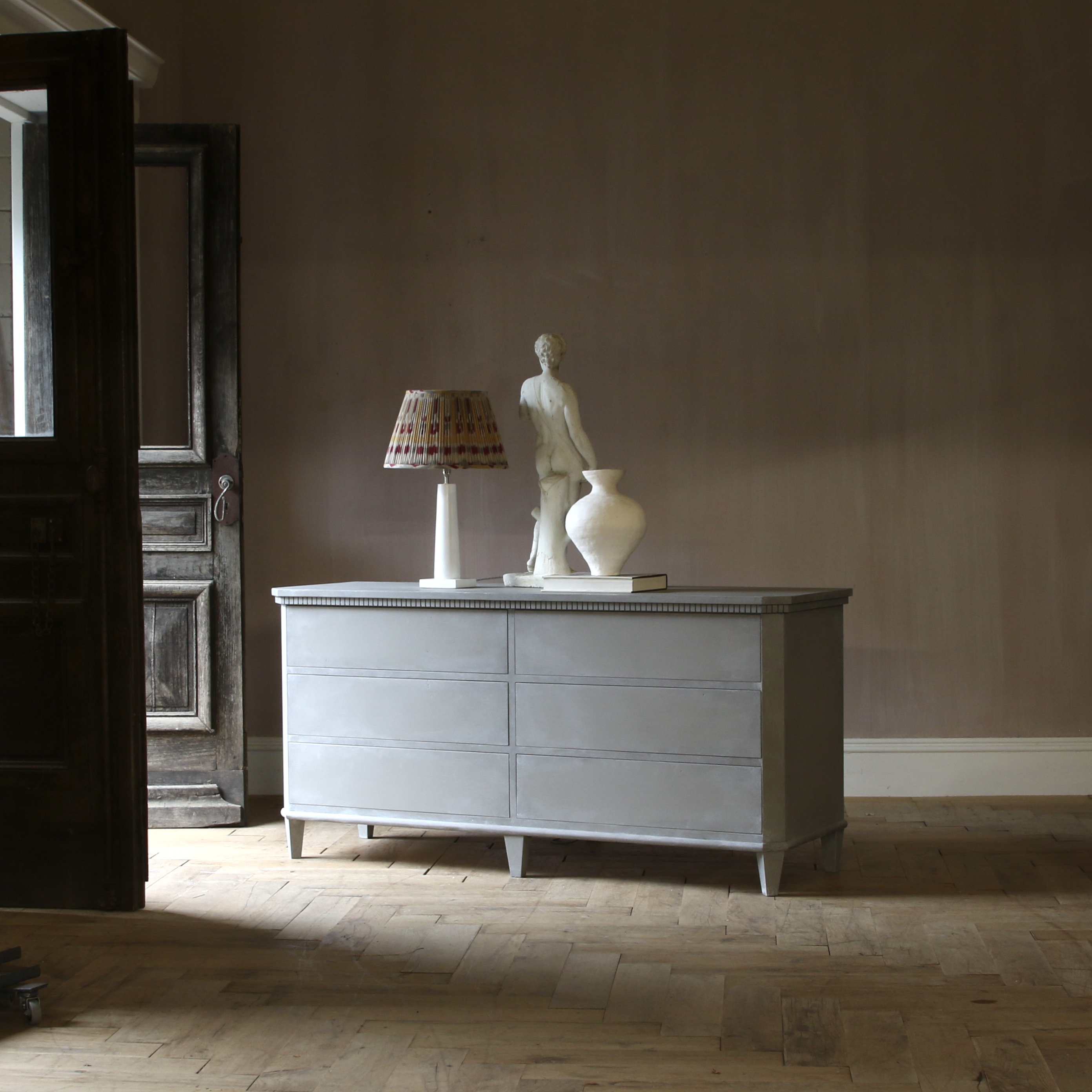 150-92 - Swedish Six Drawer Commode